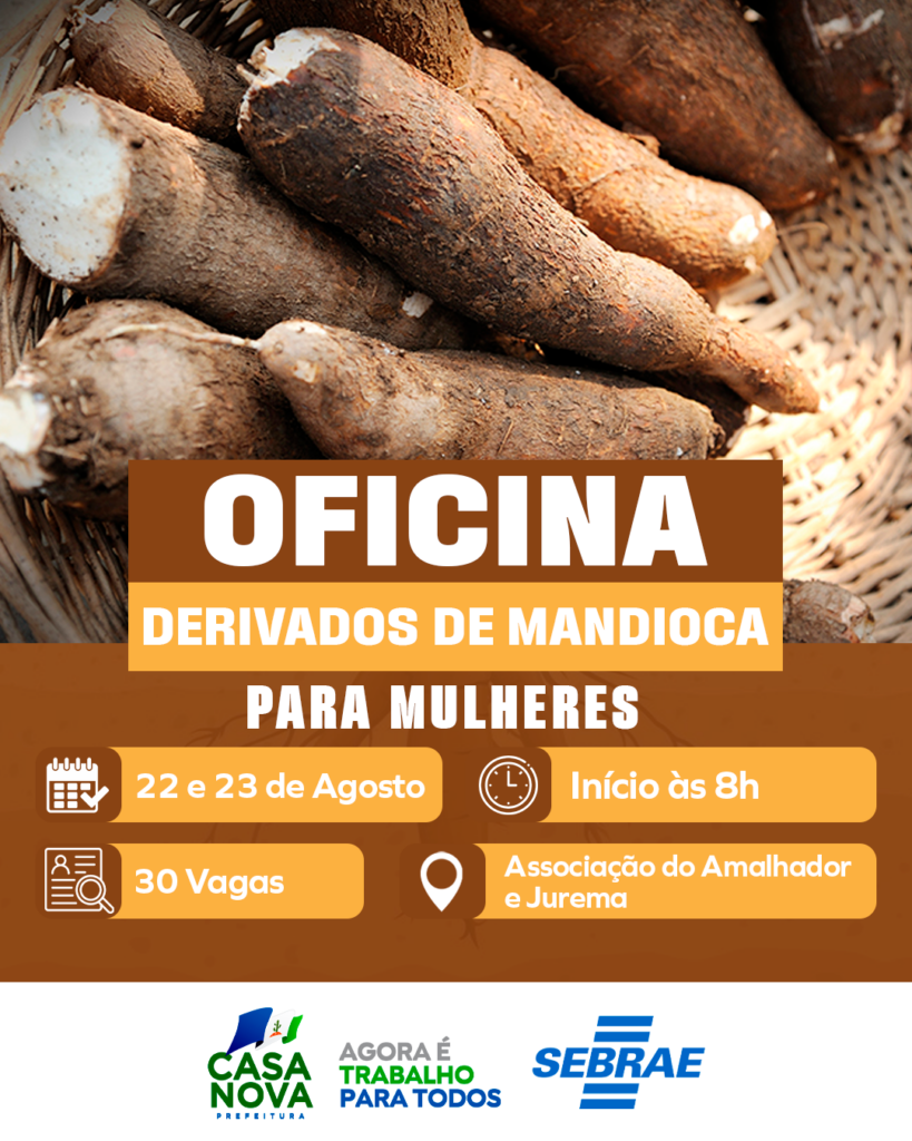 [PMCN] OFICINA DERIVADOS DE MANDIOCA